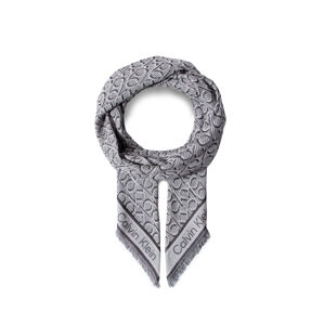 Calvin Klein dámský šedý šátek - OS (0GE)